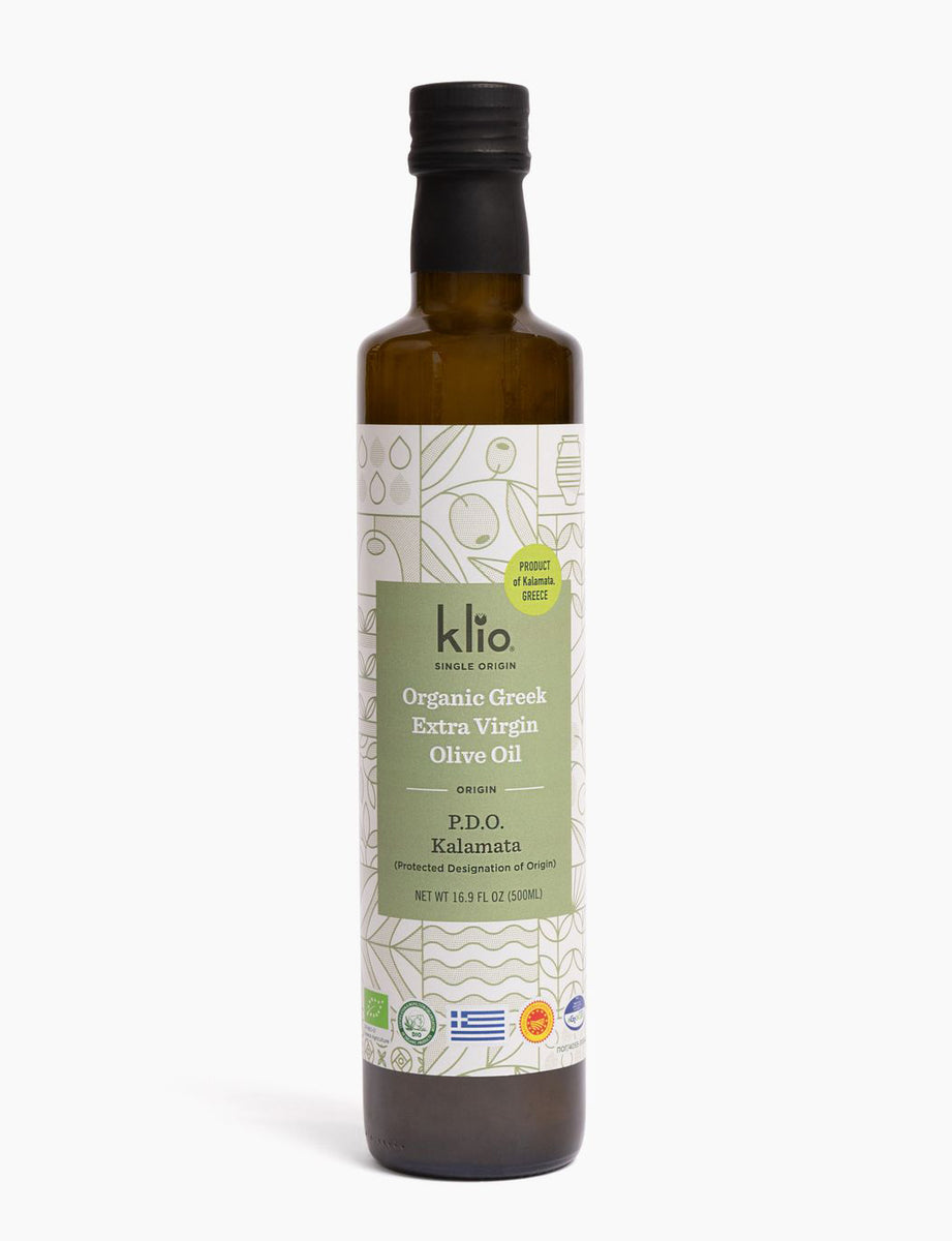 Klio Organic EVOO - PDO Kalamata (500ML/16.9 FL OZ) | Diane Kochilas