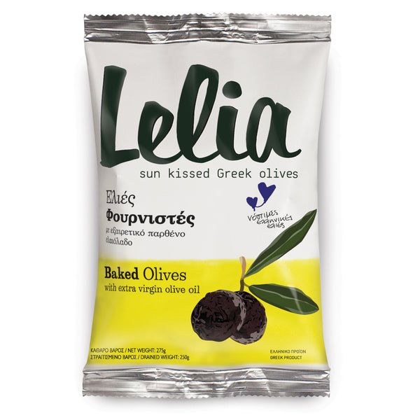 Lelia - Baked Olives with Extra Virgin Olive Oil - 250g