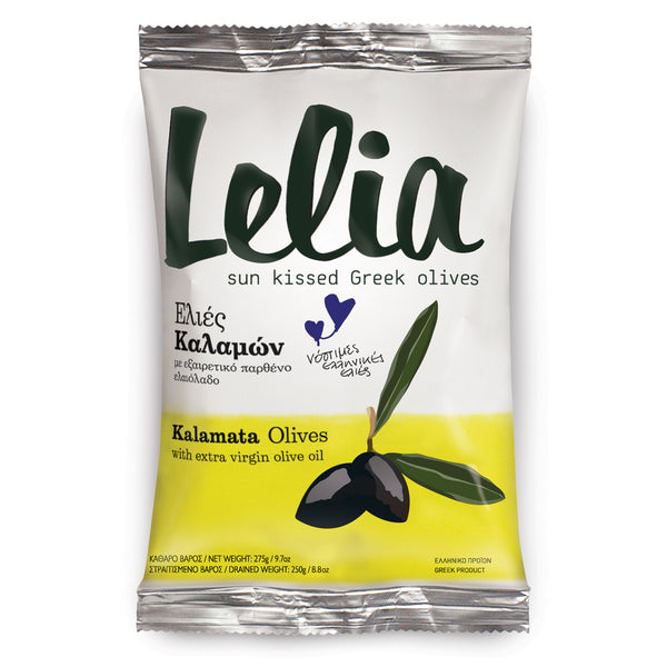 Lelia - Kalamata Olives with Extra Virgin Olive Oil - 250g