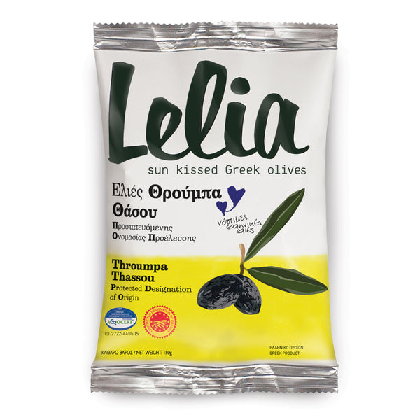 Lelia - Throumpa Thassou Olives (PDO) - 150g