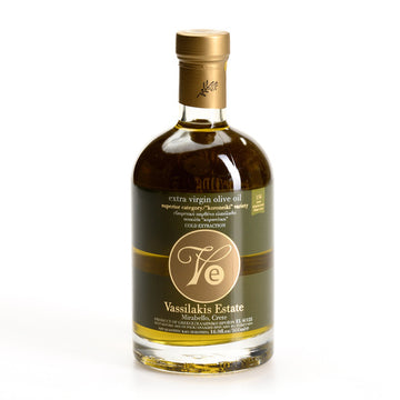 Vassilakis Estate Extra Virgin Olive Oil - Mirabello, Crete (500 ml)